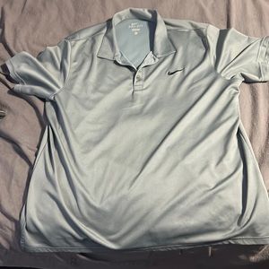 Grey nike polo size xl EUC